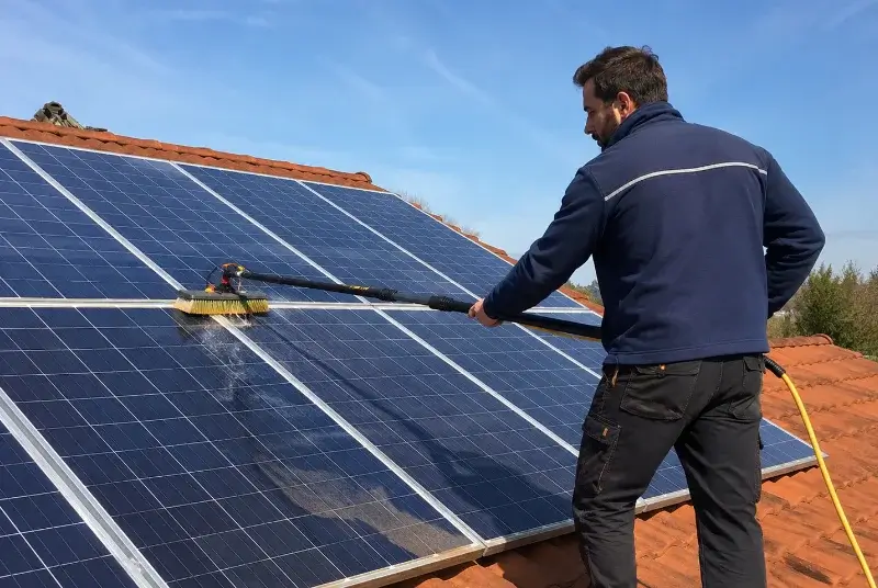 Nettoyage et entretien de panneaux solaires à Saint-Jean-de-Côle